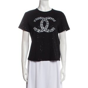 Chanel black 2021 Graphic Print T-Shirt